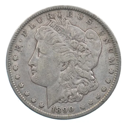 Early - 1890 Morgan Silver Dollar - 90% US Coin *452