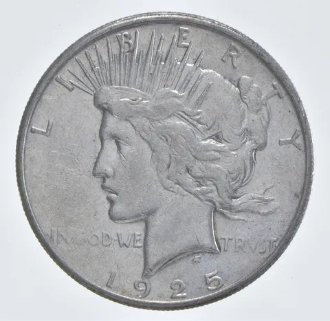 Better - 1925-S Peace Silver Dollar - 90% US Coin *625