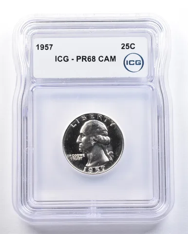 1957 Washington Quarter PR68 CAM ICG *1636