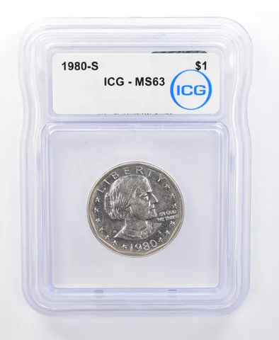 1980-S Susan B Anthony $1 MS63 ICG Beautiful Tone *8726