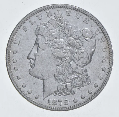 Better 1879 Morgan Silver Dollar - 90% US Coin - Nice Coin *457