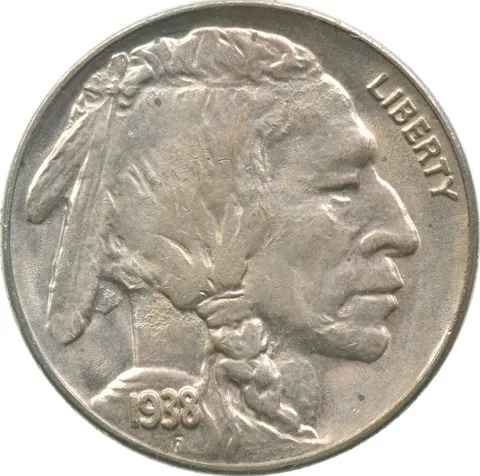 1938-D Indian Head Buffalo Nickel a3217