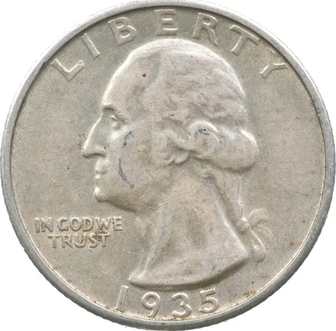 1935-S Washington Quarter a9275