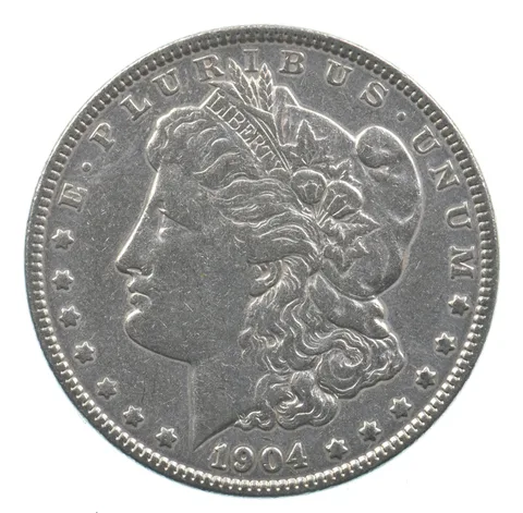 Early - 1904 Morgan Silver Dollar - 90% US Coin *619