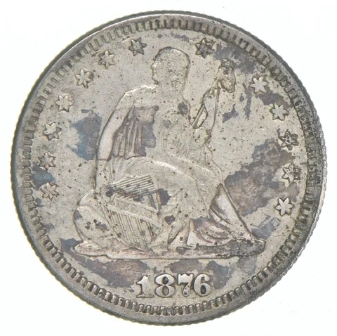 1876 Seated Liberty Quarter *6042
