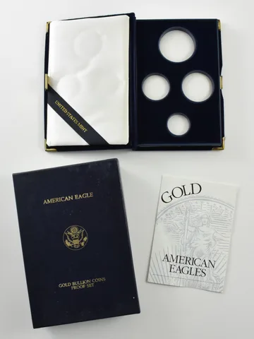 OGP 1994 Gold Eagle Proof Set 4-Coin BOX & COA - NO COINS