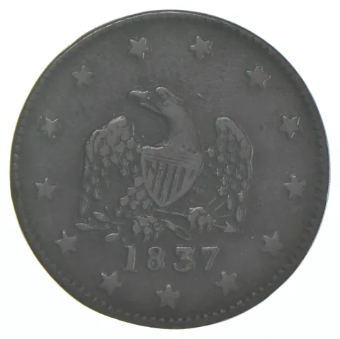 1837 H. Crossman New York Civil War Token HT-244 Low-113 a6057