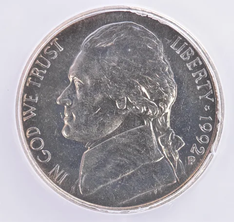 1992-P Jefferson Nickel MS66 FS ICG Beautiful Tone *2141