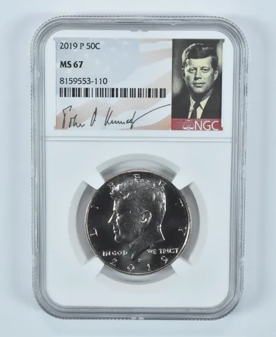 2019-P Kennedy Half Dollar MS67 NGC Special Label