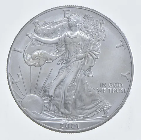 Better Date 2001 American Silver Eagle 1 Troy Oz .999 Fine Silver *207