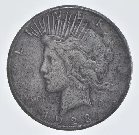 Better - 1923-S Peace Silver Dollar - 90% US Coin *636