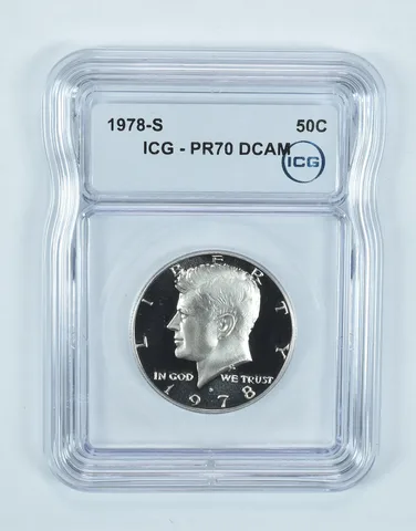 1978-S Kennedy Half Dollar PR70 DCAM ICG