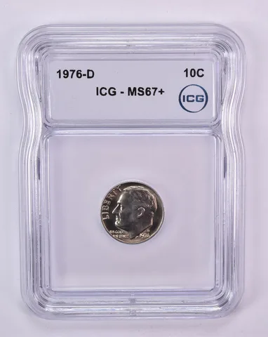 1976-D Roosevelt Dime MS67+ ICG