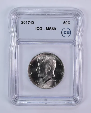 2017-D Kennedy Half Dollar MS69 ICG