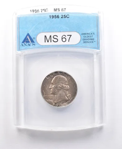 1956 Washington Quarter MS67 ANACS *2106