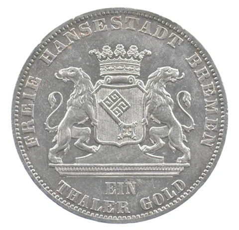 1865 Bremen Thaler *4053