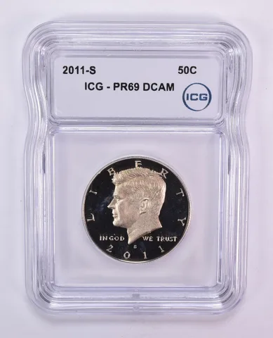 2011-S Kennedy Half Dollar PR69 DCAM ICG
