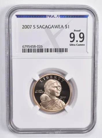 2007-S Sacagawea $1 Proof 9.9 UCAM NGC X NGCX