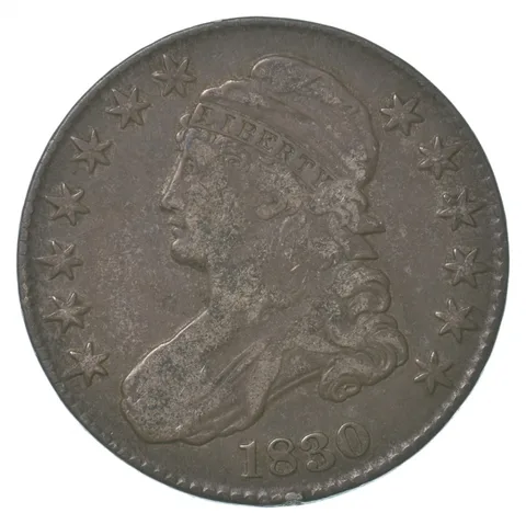 1830 Capped Bust Half Dollar *6408