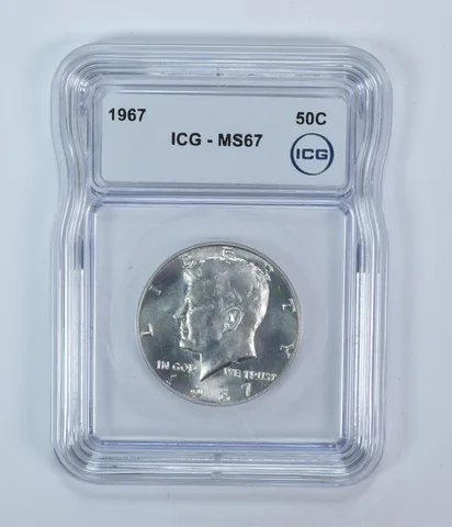 1967 Kennedy Half Dollar MS67 ICG