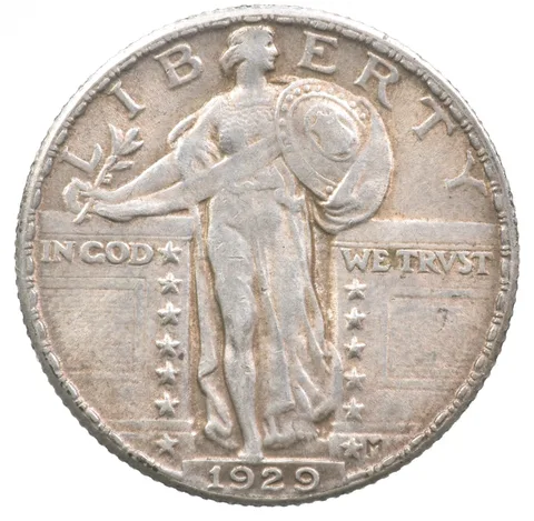 1929 Standing Liberty Quarter a7362