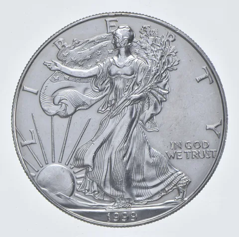 Better Date 1999 American Silver Eagle 1 Troy Oz .999 Fine Silver *424