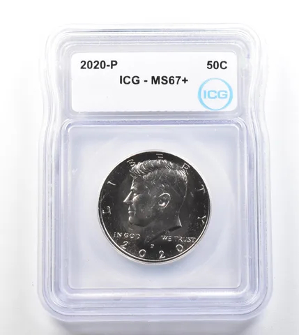 2020-P Kennedy Half Dollar MS67+ ICG *1873