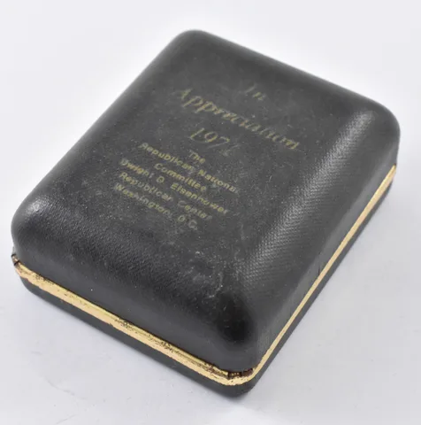 Black Bank Holiday US $5/$2.50 Box 1920's Gold Coin Gift Presentation a5928