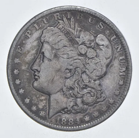 Early - 1884-O Morgan Silver Dollar - 90% US Coin *132