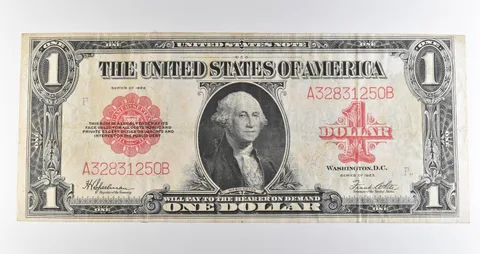 1923 $1 Legal Tender Large Note Red Seal *3590