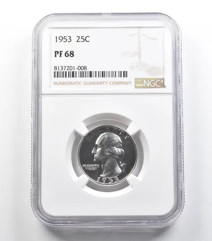 1953 Washington Quarter PF68 NGC *9156