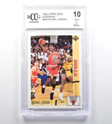 1992 Upper Deck European #38 Michael Jordan 10 Mint Or Better BCCG *7718