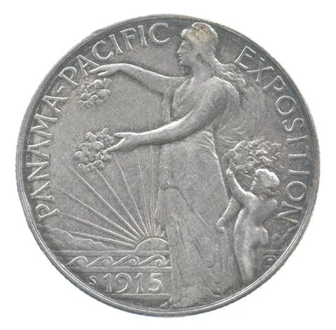 1915 Panama Pacific Exposition Commemorative Half Dollar a9434