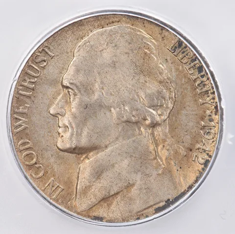 1942-S Jefferson Nickel MS67 FS ICG Beautiful Tone *0818