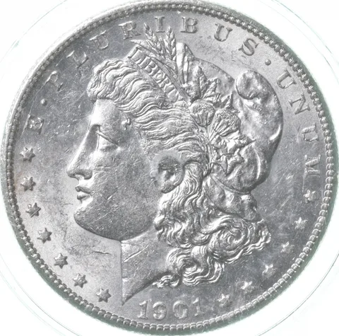1901-S Morgan Silver Dollar a5346