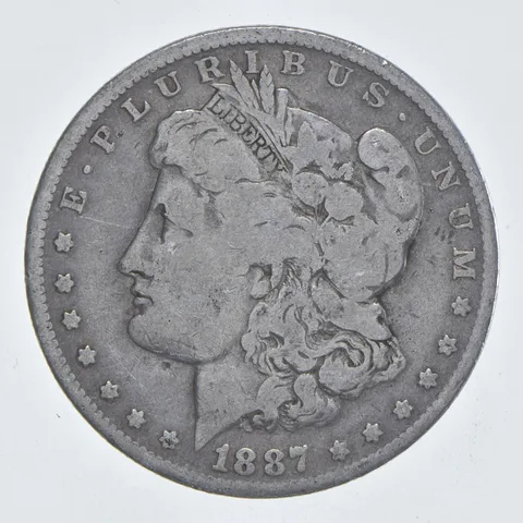 Early - 1887-O Morgan Silver Dollar - 90% US Coin *767