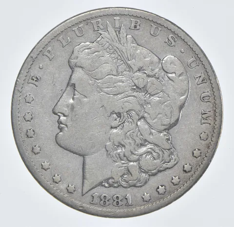 1881-CC Morgan Silver Dollar *1051