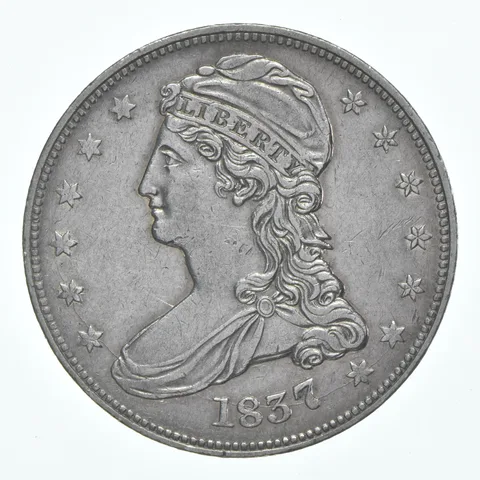 1837 Capped Bust Half Dollar a6096
