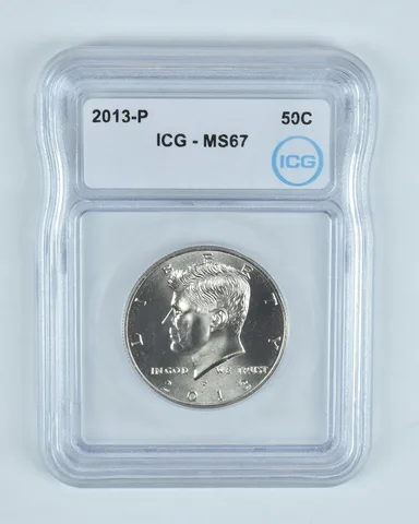 2013-P Kennedy Half Dollar MS67 ICG