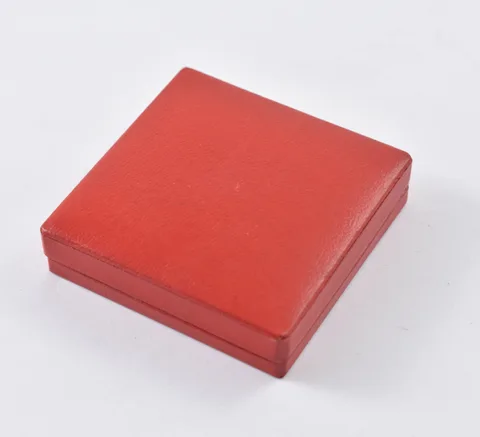 Small Red Bank Holiday US $5/$2.50 Box 1920's Gold Coin Gift Presentation *5898