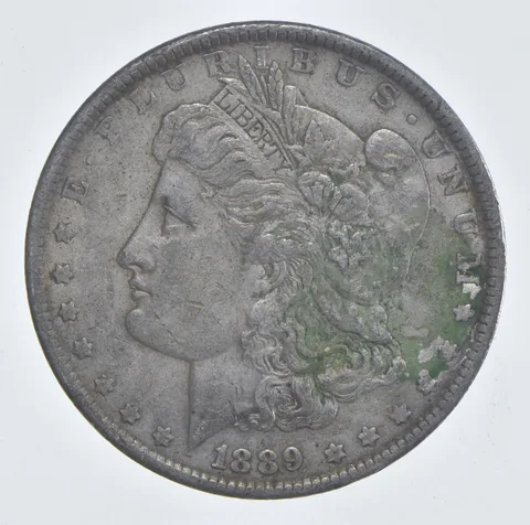 1889 Morgan Silver Dollar Estate Coin Collection *252