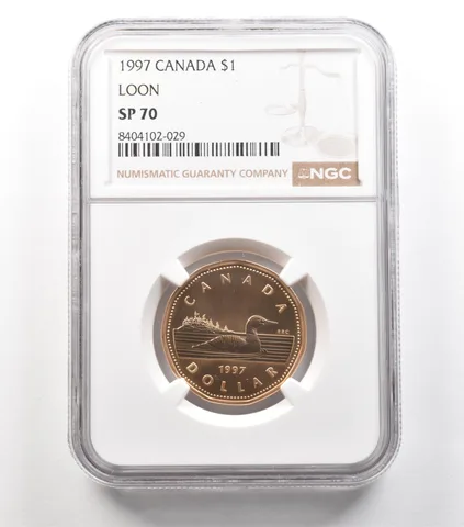 1997 Canada 1 Dollar Loon SP70 NGC *5288