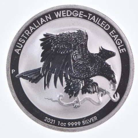 Better Date 2021 Australia $1 1 Oz. Silver Wedge-Tailed Eagle World Coin *739