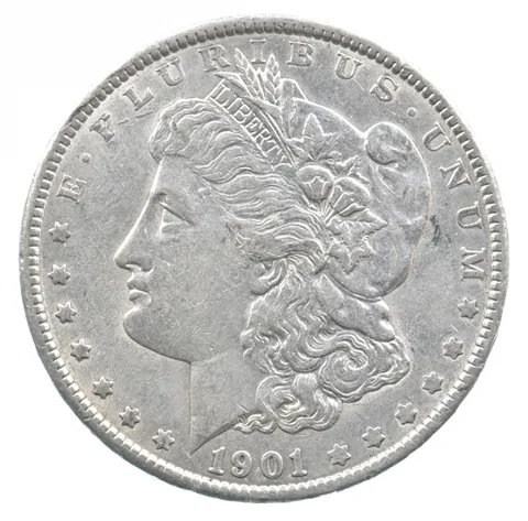 1901 Morgan Silver Dollar *7580