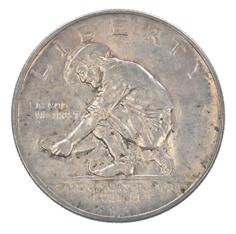 1925-S California Commemorative Half Dollar Beautiful Tone *9557