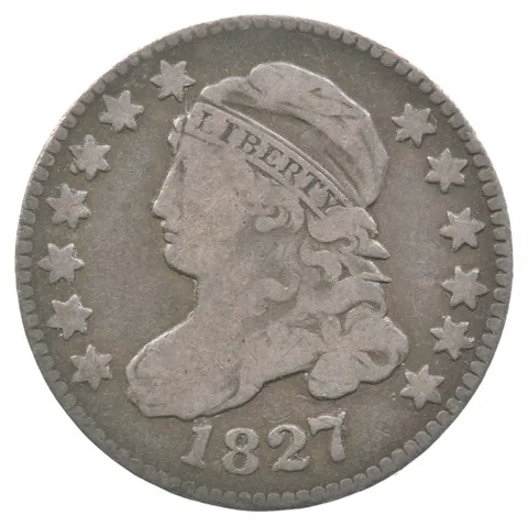1827 Capped Bust Dime JR6 a8234