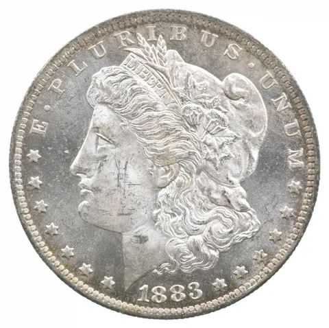 1883-O Morgan Silver Dollar Great Contrast a4531