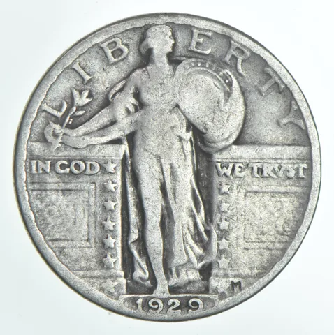 1929 (P) Standing Liberty Quarter AC Average Circ (1 coin)
