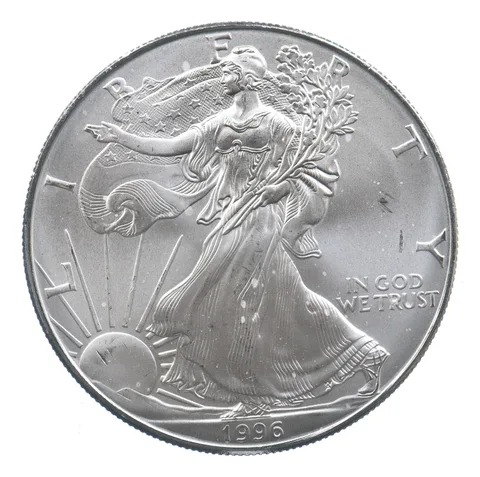 Better Date 1996 American Silver Eagle 1 Troy Oz .999 Fine Silver *671