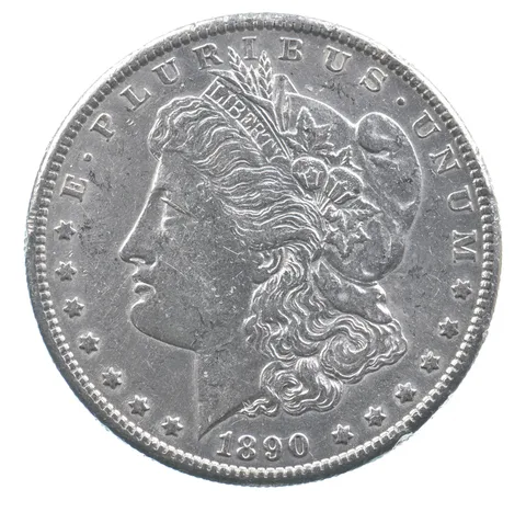 Better 1890-S Morgan Silver Dollar - 90% US Coin - Nice Coin *523